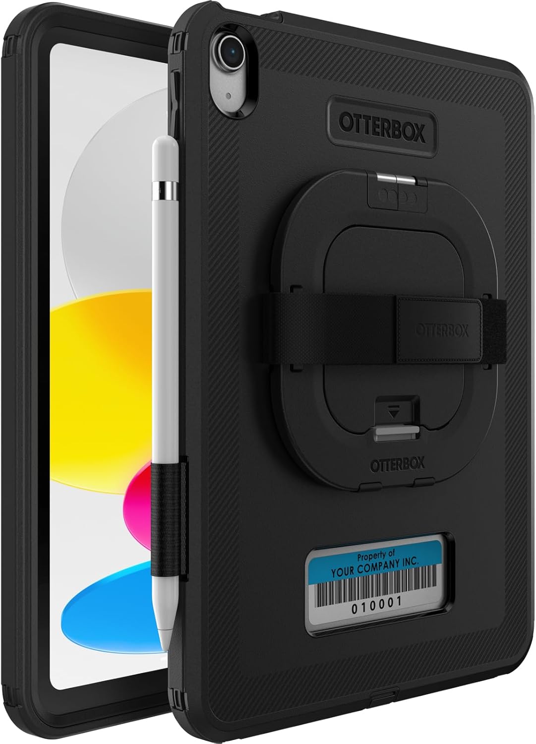 OtterBox DEFENDER BUSINESS SERIES Case w/ Kickstand for iPad 10th gen/A16 - Black (Renewed)