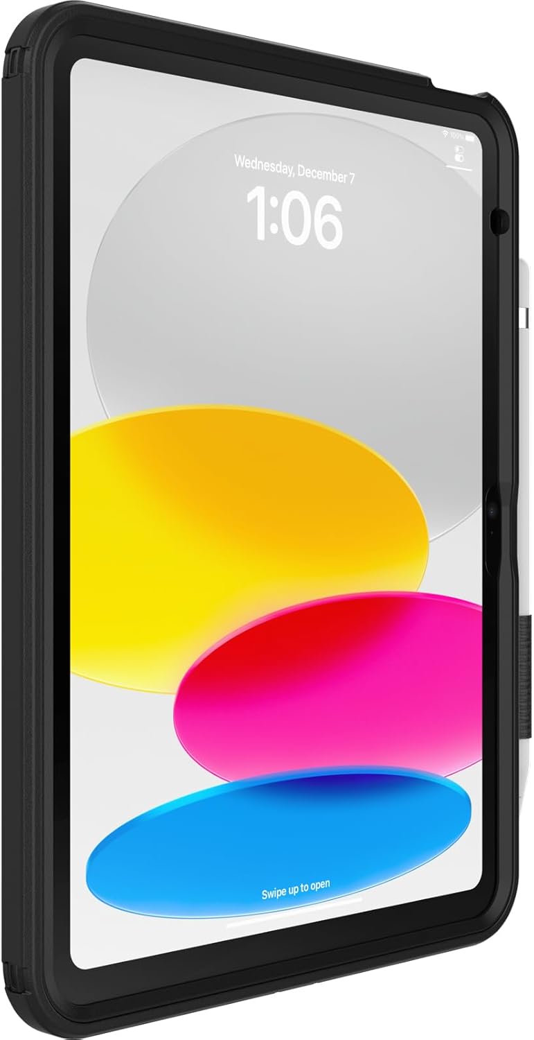 OtterBox DEFENDER BUSINESS SERIES Case w/ Kickstand for iPad 10th gen/A16 - Black (Renewed)