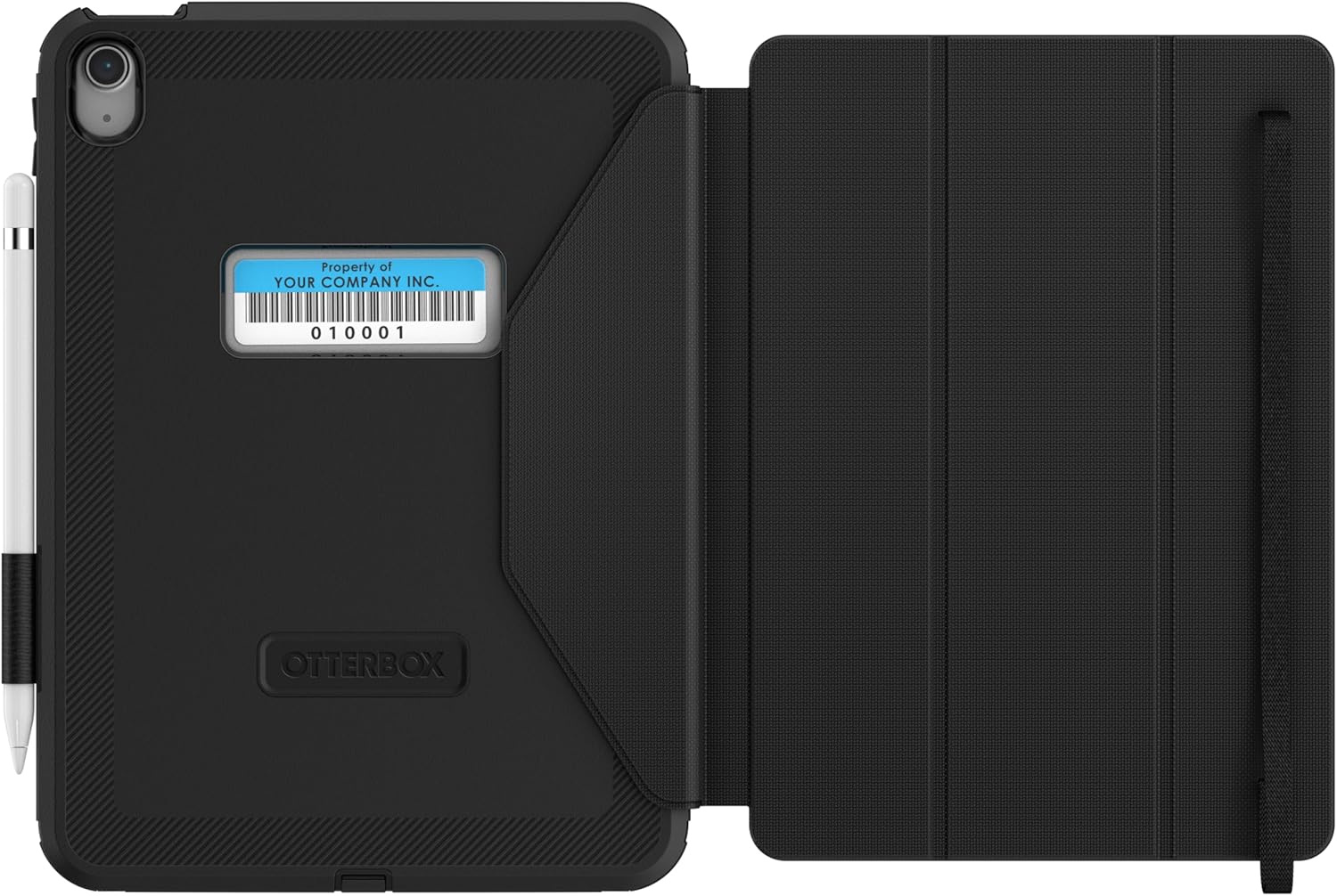 OtterBox DEFENDER BUSINESS SERIES Folio Case for iPad 10th gen/A16 - Black (Renewed)
