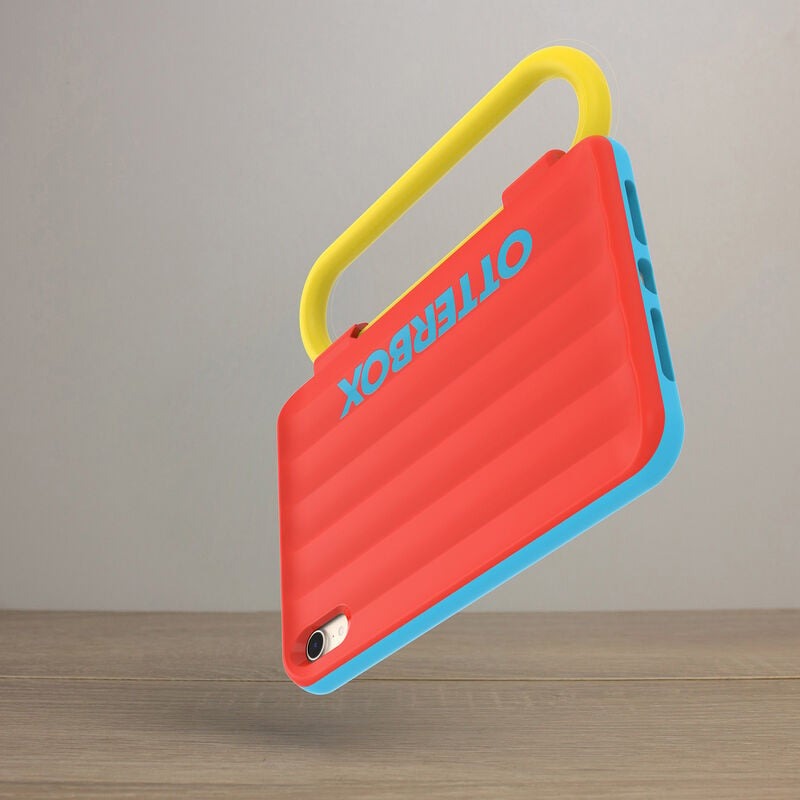 OtterBox Kids EasyClean Case with Screen Protector for iPad Mini (6th Gen) - Hearts and Craft (Renewed)