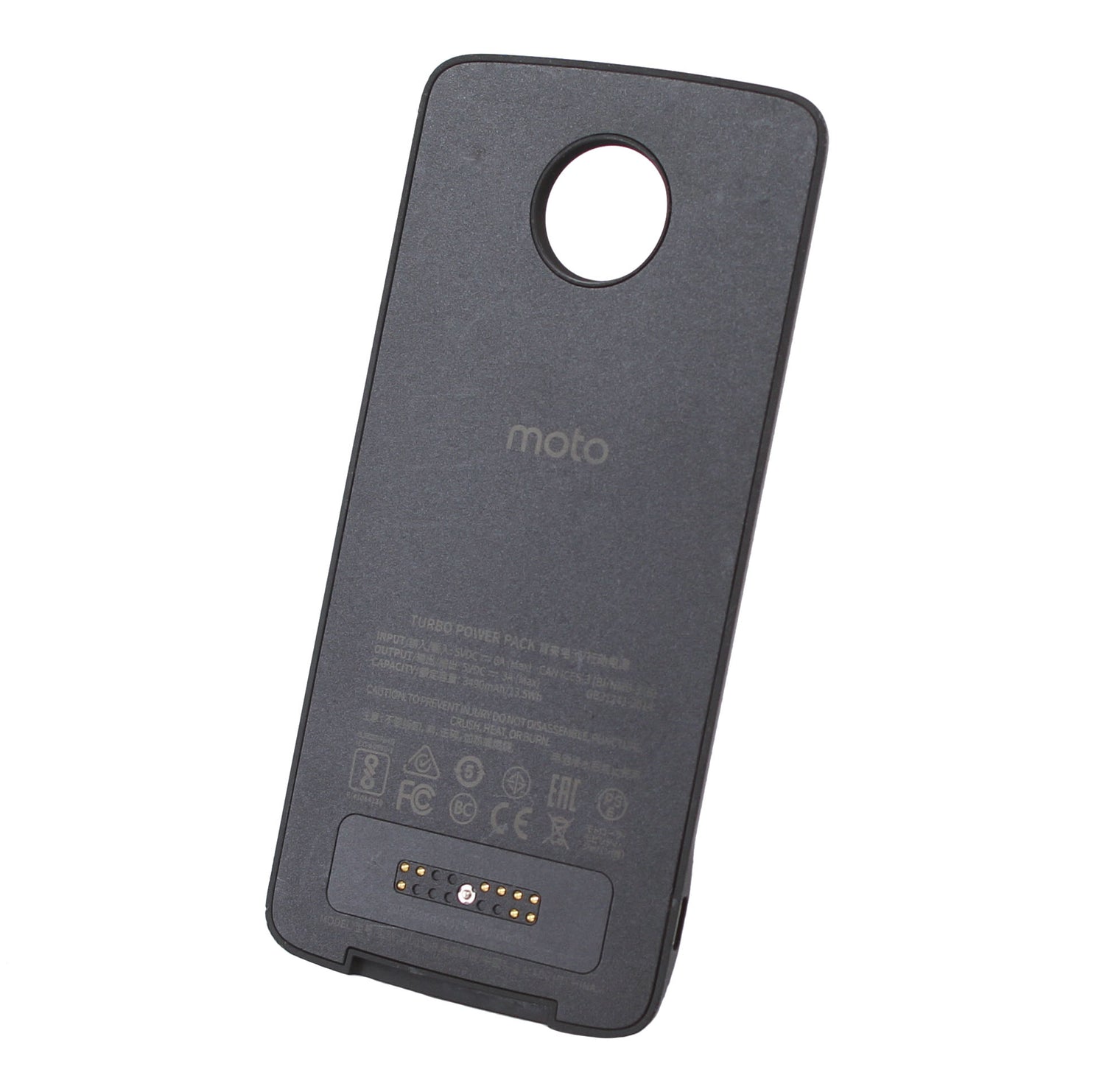 Motorola Moto Mods Turbopower Pack 3490mah - Black (Certified Refurbished)