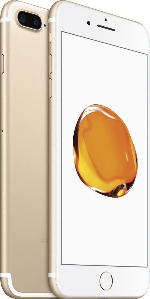 Apple iPhone 7 Plus Smartphone, 5.5-inch, 128GB, Unlocked All Carriers - Gold (Pre-Owned)