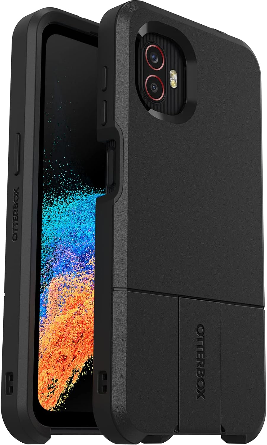OtterBox uniVERSE SERIES Case for Galaxy XCover6 - Black (Renewed)
