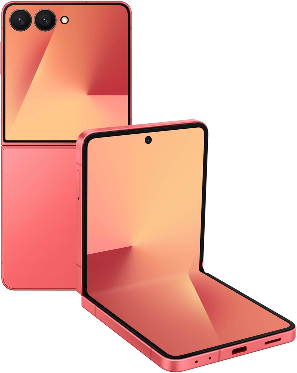 Samsung Galaxy Z Flip7 - 256GB (Unlocked) - Coral Red (Renewed)