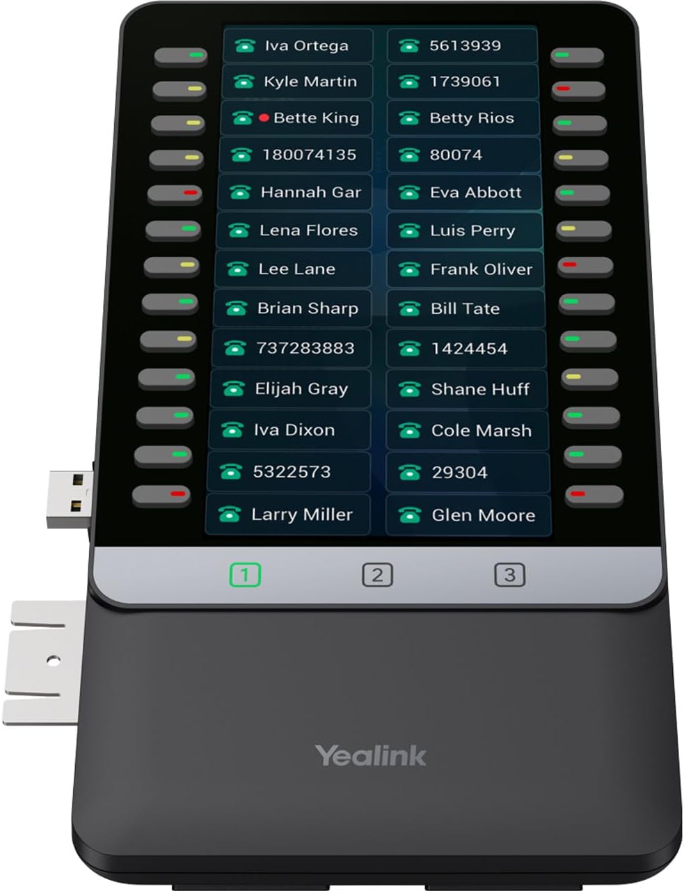 Yealink EXP55 Color Expansion Module - Gray (Renewed)