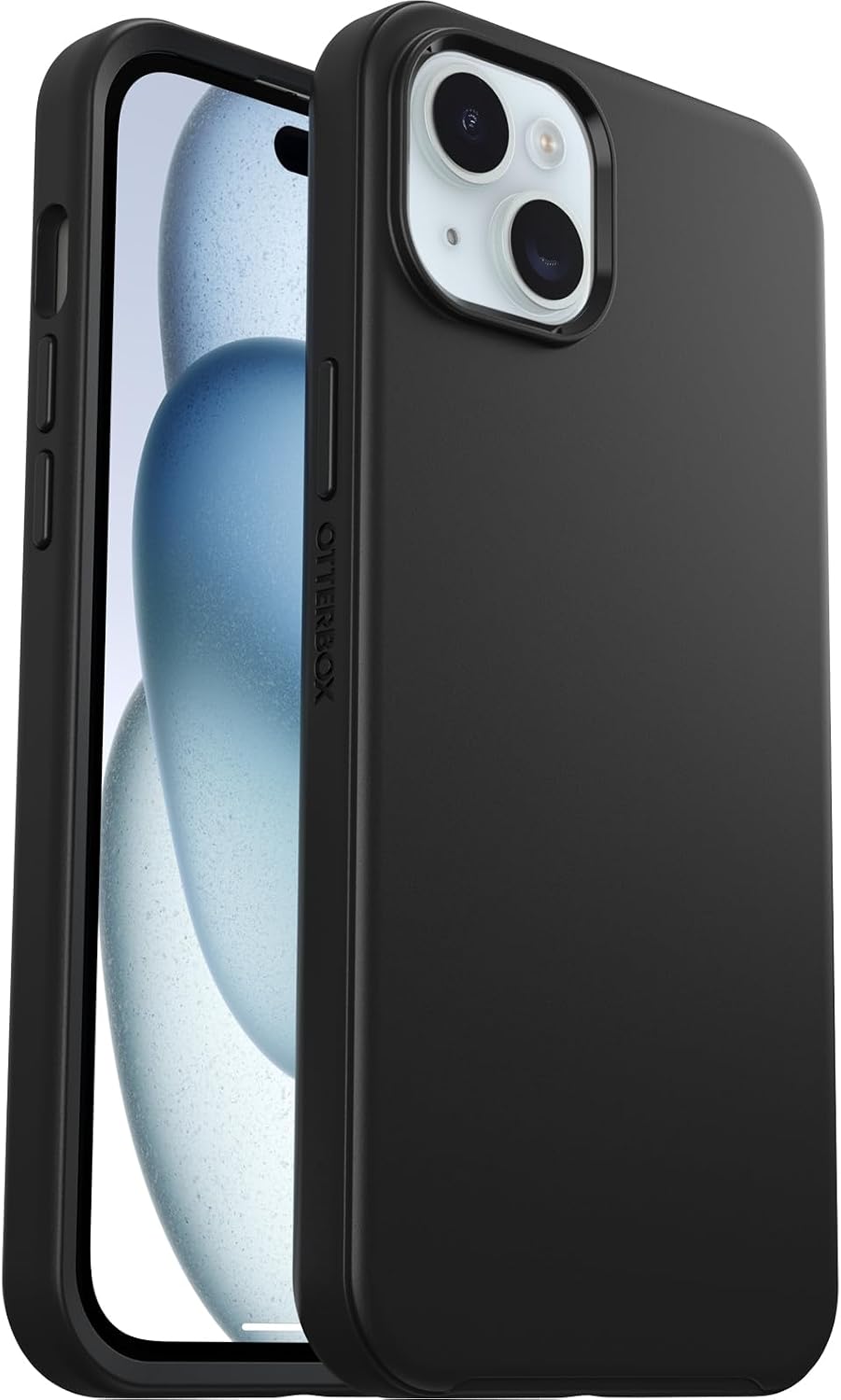 OtterBox SYMMETRY SERIES Case for iPhone 15 Plus and 14 Plus - Black (Renewed)