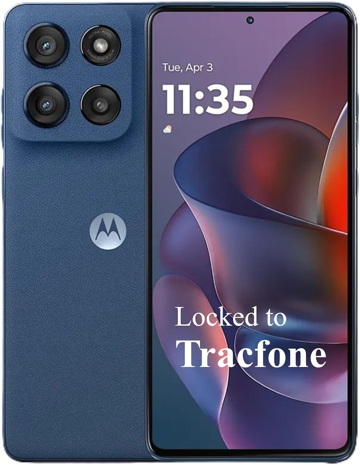 Motorola Moto G Stylus 5G (2025) 128GB (Tracfone) - PANTONE Gibraltar Sea (Renewed)