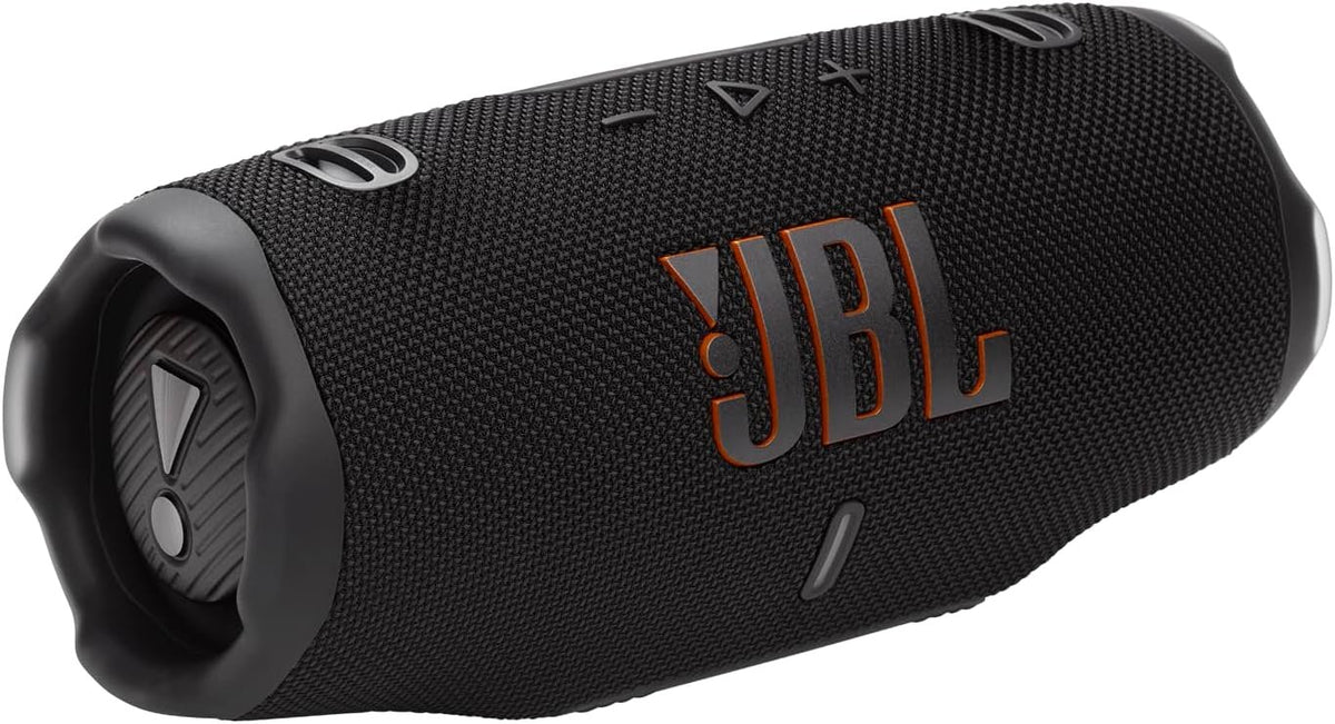 JBL Charge 6 Portable Waterproof Speaker - Black (Renewed)