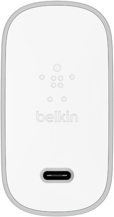 Belkin USB-C Home & Car Charger Kit 45W/27W with 6ft Cable - White/Silver (Renewed)