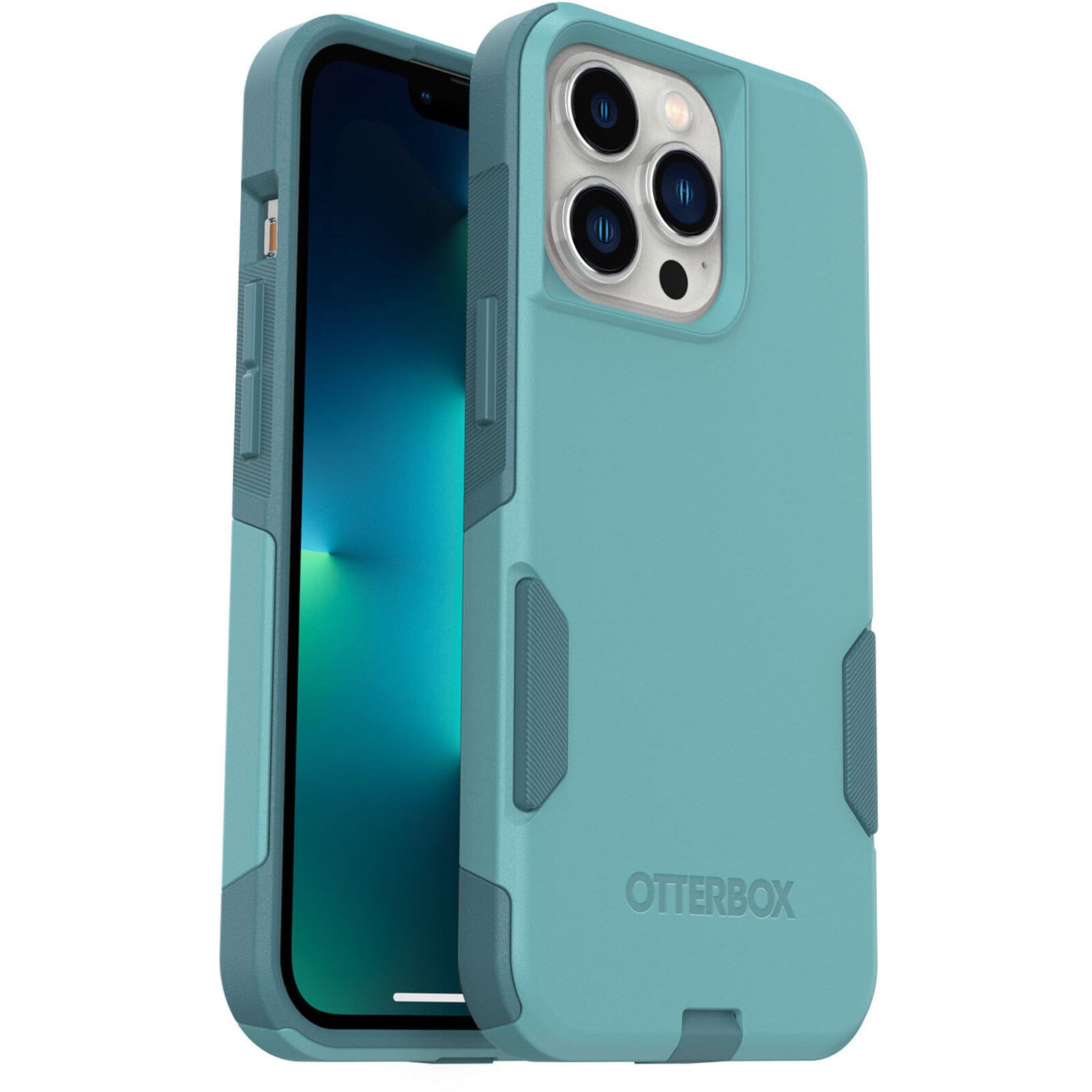 OtterBox COMMUTER SERIES Case for Apple iPhone 13 Pro - Riveting Way (Teal) (New)