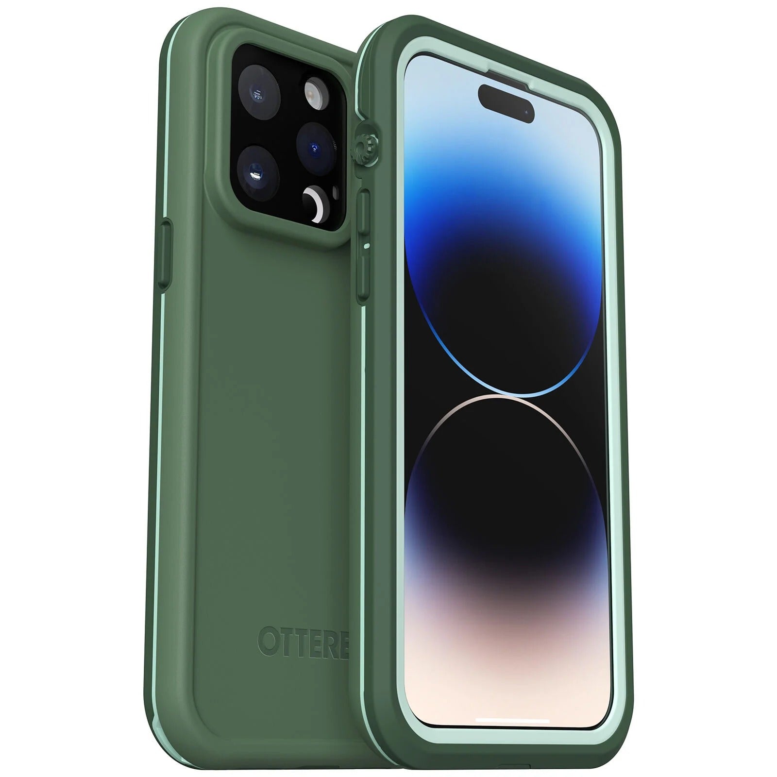OtterBox FRĒ SERIES Case for 14 Pro Max - Dauntless (Green) (New)