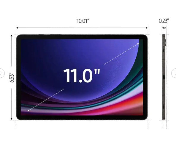Samsung Galaxy Tab S9 - 128GB (Wifi Only) No S Pen - Graphite (Renewed)