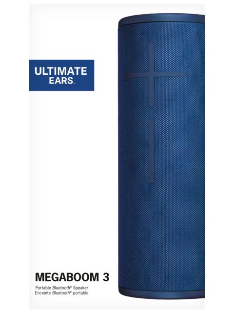 Ultimate Ears MEGABOOM 3 Portable Wireless Bluetooth Speaker - Lagoon Blue (Certified Refurbished)