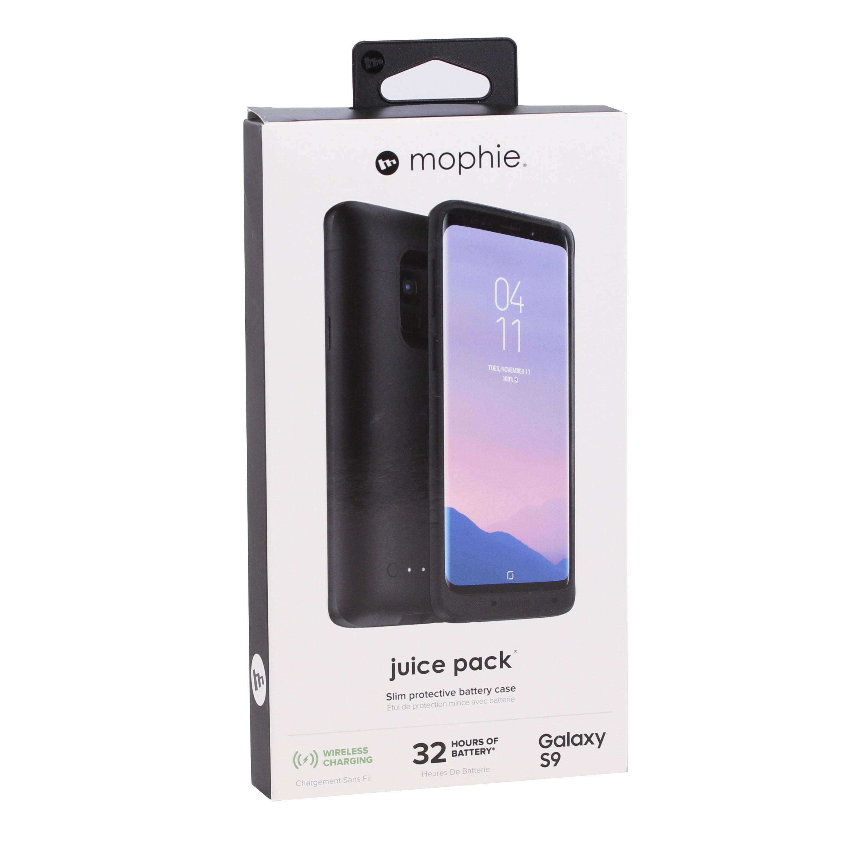 Mophie Juice Pack Qi Wireless Charging Battery Case for Galaxy S9 - Black