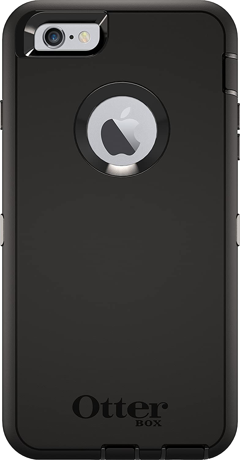 OtterBox DEFENDER SERIES Case &amp; Holster for Apple iPhone 6 Plus/6S Plus - Black (New)