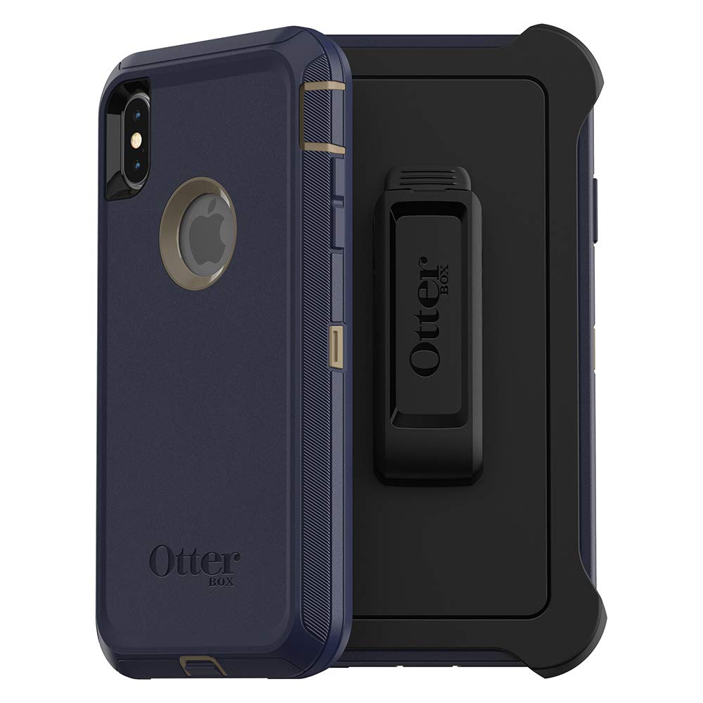 OtterBox DEFENDER SERIES Case &amp; Holster for Apple iPhone Xs Max - Dark Lake Blue (New)