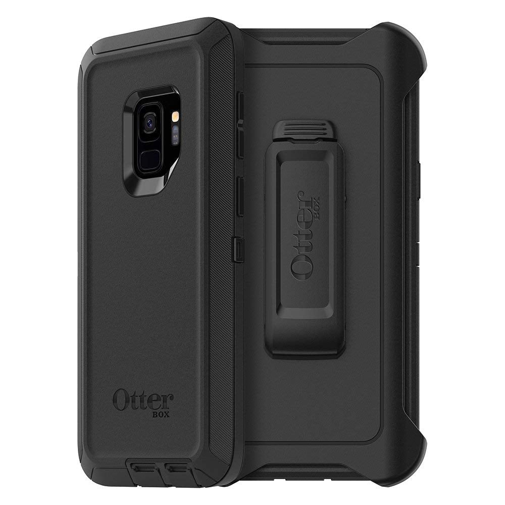 OtterBox DEFENDER SERIES Case &amp; Holster for Samsung Galaxy S9 - Black (New)