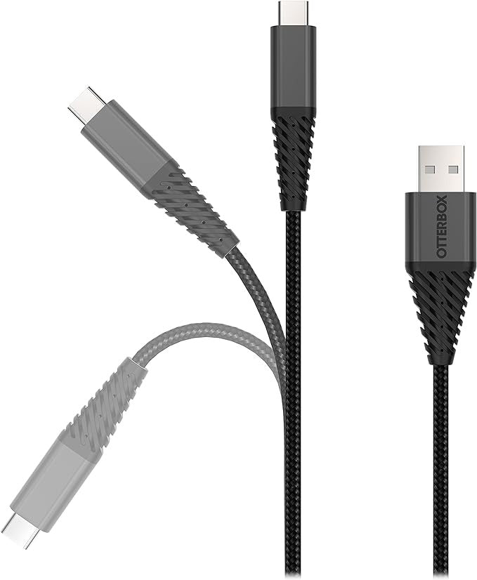 OtterBox USB-A to USB-C Cable 3M/10FT - Black (New)