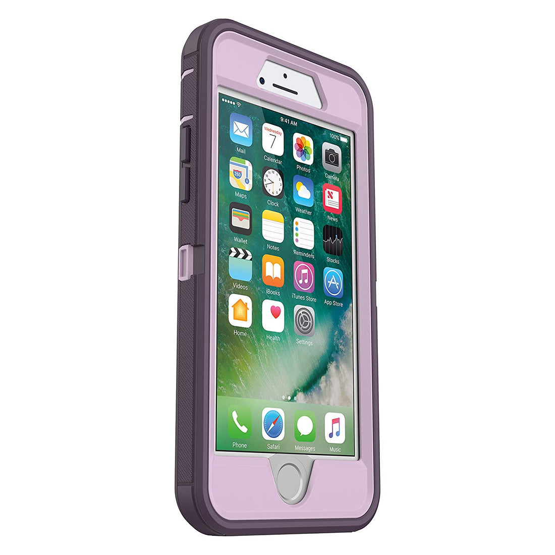 OtterBox DEFENDER SERIES Case for Apple iPhone 7/8 - Purple Nebula (Certified Refurbished)