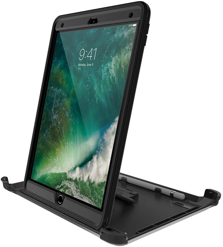 OtterBox DEFENDER SERIES Case &amp; Stand for iPad Air 3rd Gen/iPad Pro 10.5in - Black (New)