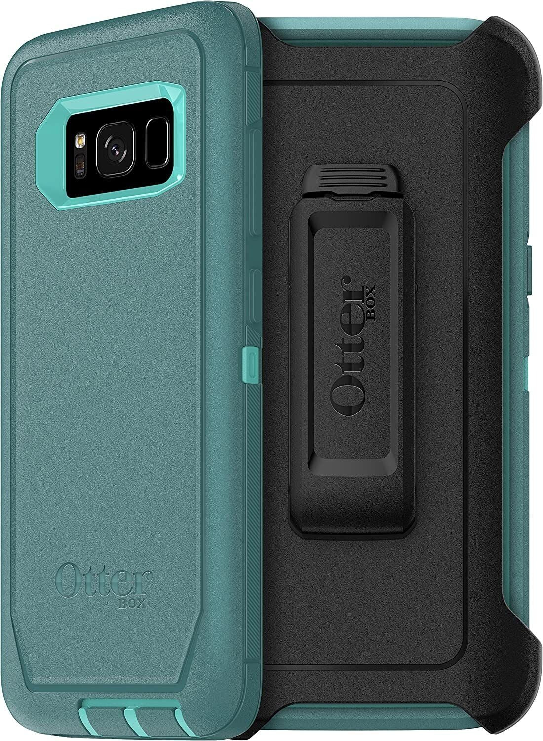 OtterBox DEFENDER SERIES Case &amp; Holster for Samsung Galaxy S8 Plus - Aqua Mint (New)