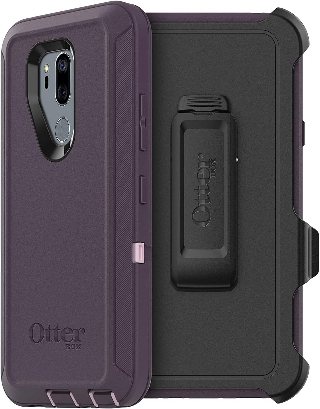 OtterBox DEFENDER SERIES Case &amp; Holster for LG G7 ThinQ - Purple Nebula (New)