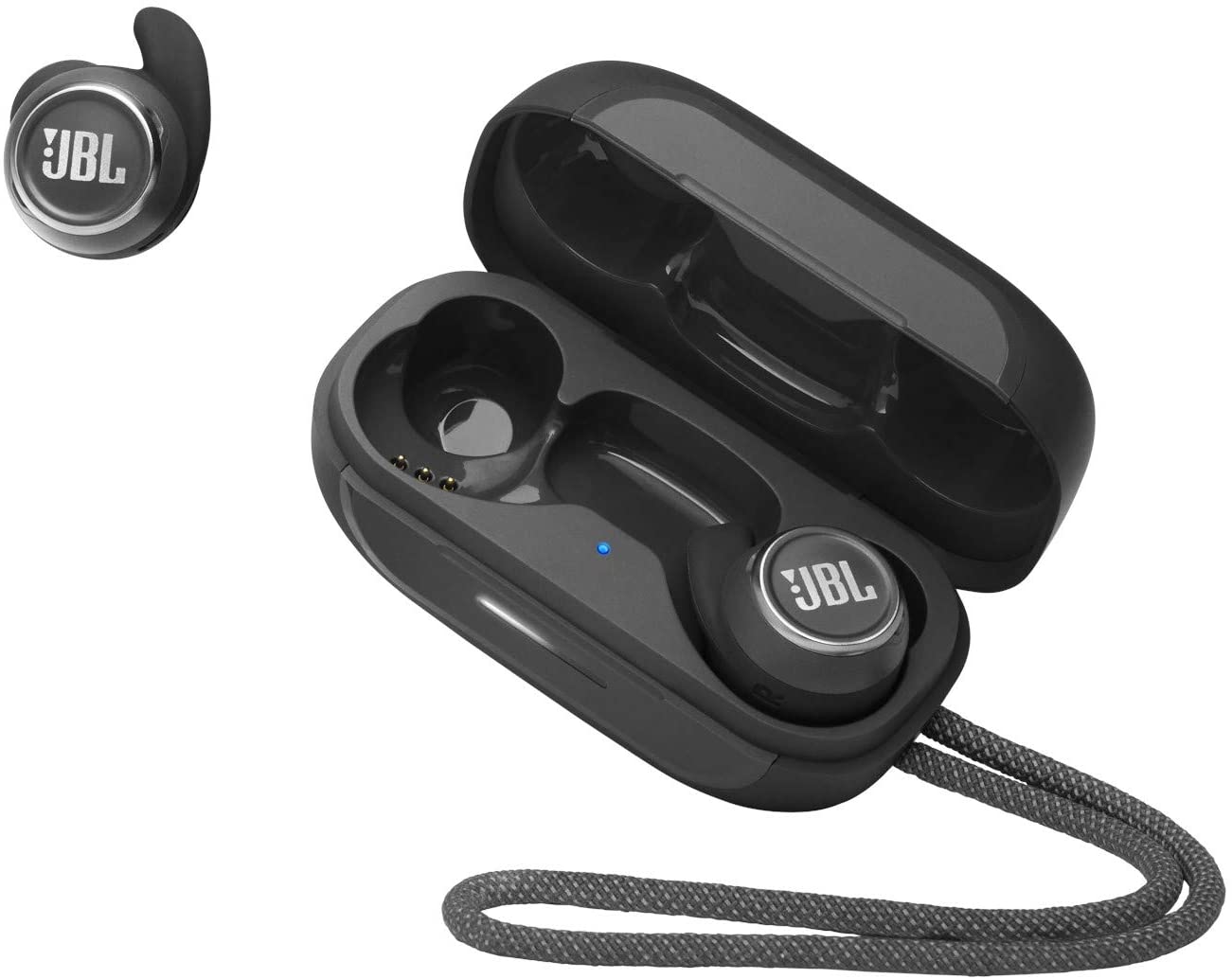 JBL Reflect Mini True Wireless Noise Cancelling In-Ear Earbuds - Black (New)