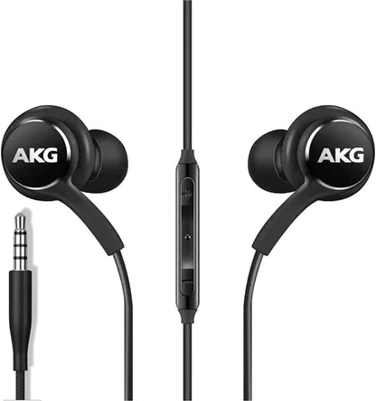 Samsung Stereo AKG Wired Headphones with Mic (2019) - Two Pack - Black (New)