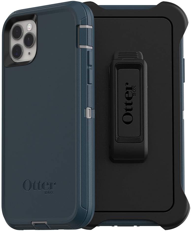 OtterBox DEFENDER SERIES Case &amp; Holster for Apple iPhone 11 Pro Max - Gone Fishing Blue (New)