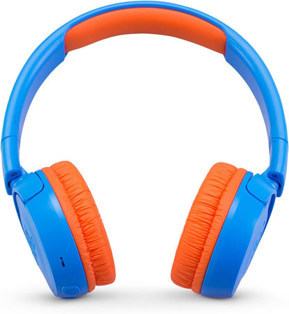 JBL JR 300BT On-Ear Wireless Bluetooth Headphones - Blue/Orange (New)