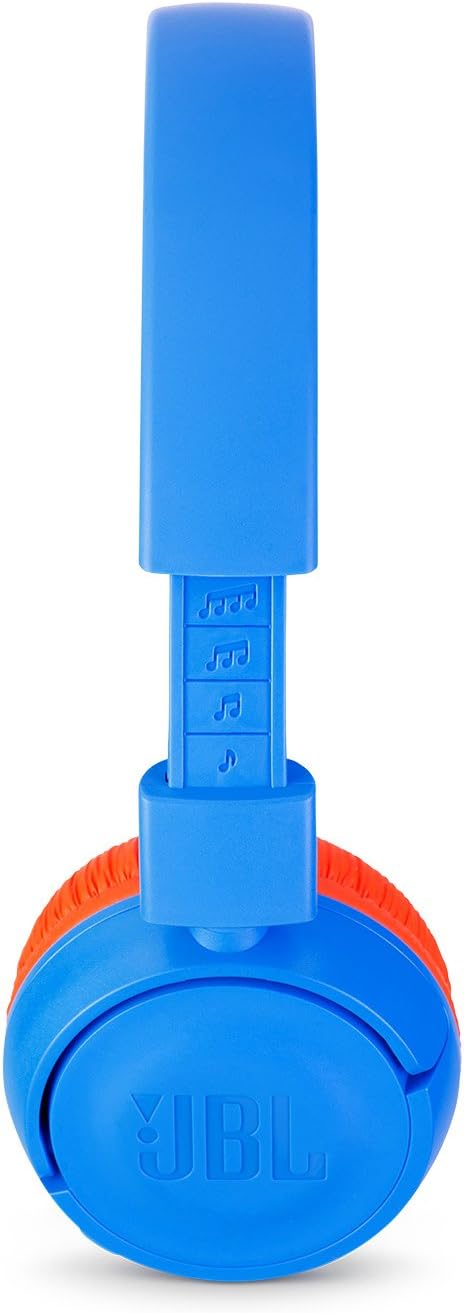 JBL JR 300BT On-Ear Wireless Bluetooth Headphones - Blue/Orange (New)