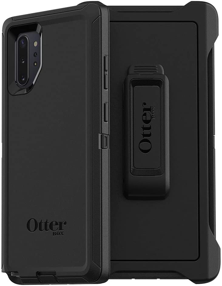 OtterBox DEFENDER SERIES Case &amp; Holster for Samsung Galaxy Note10+ Plus - Black (New)