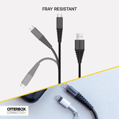 OtterBox Lightning Connector to USB 3m/9.8ft Cable - Black (New)