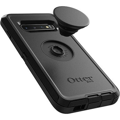 OtterBox Otter+Pop DEFENDER SERIES Case for Samsung Galaxy S10+ - Black (Certified Refurbished)