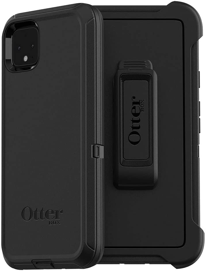 OtterBox DEFENDER SERIES Case &amp; Holster for Google Pixel 4 XL - Black (New)
