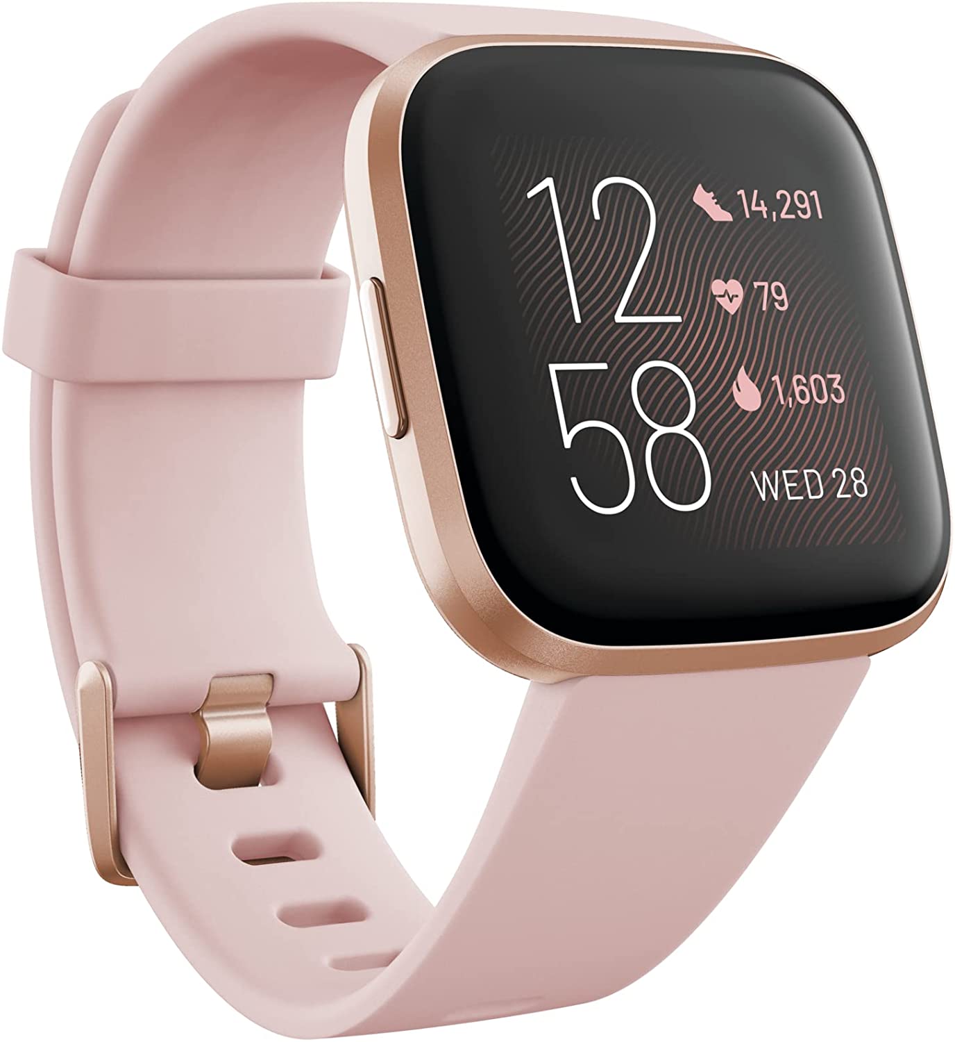 Fitbit Versa 2 Fitness Smartwatch - Copper Rose (New)