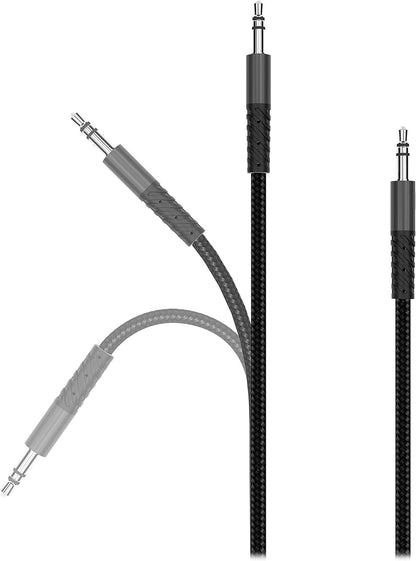 OtterBox Rugged Auxiliary Cable w/3.5mm Connectors 1M/3ft - Black (New)