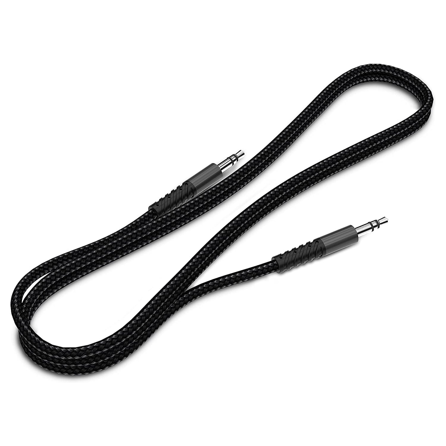 OtterBox Rugged Auxiliary Cable w/3.5mm Connectors 1M/3ft - Black (New)