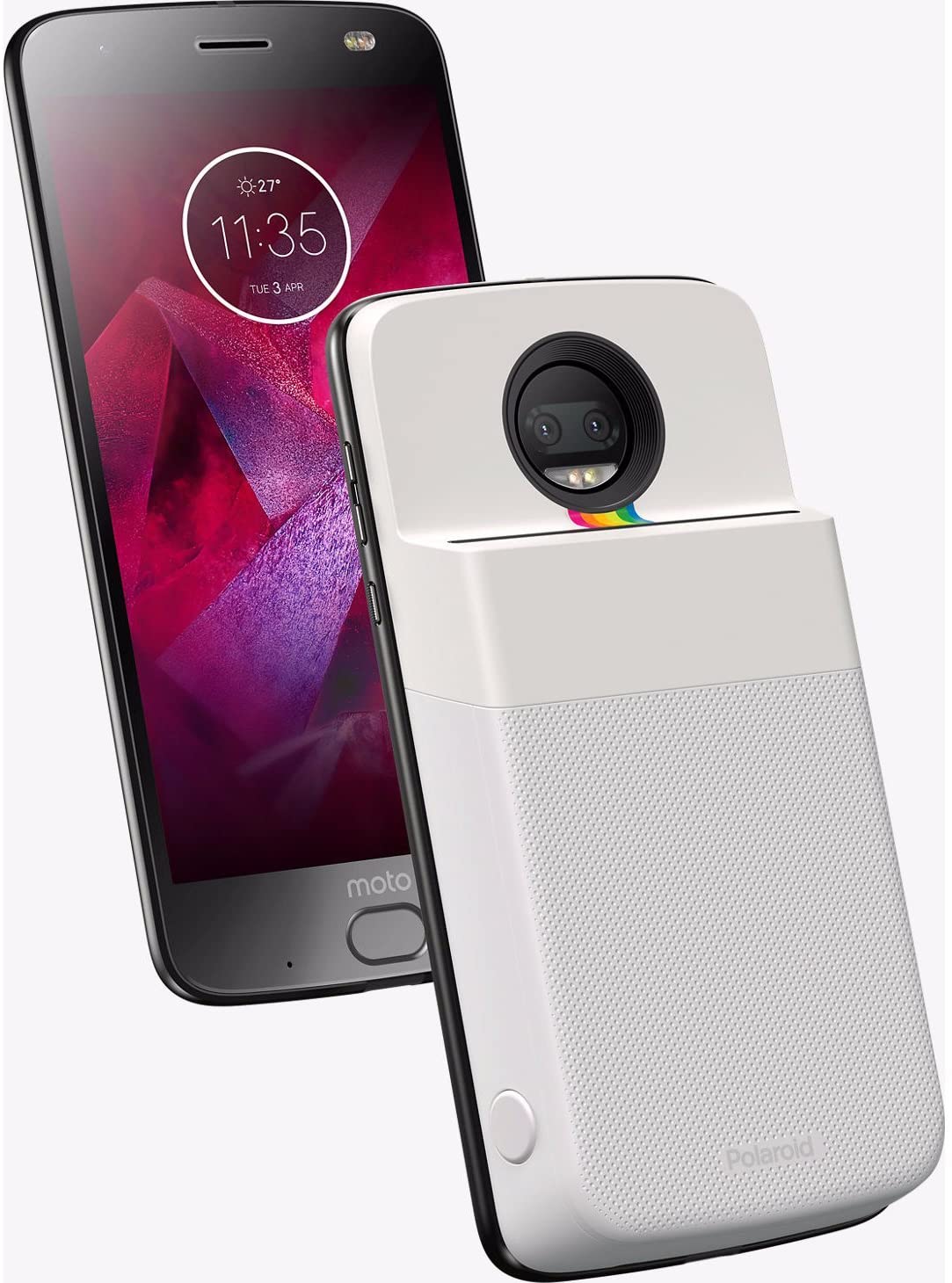 Motorola Moto Mod for Moto Z Phones - Polaroid Insta-Share Printer - White (Refurbished)