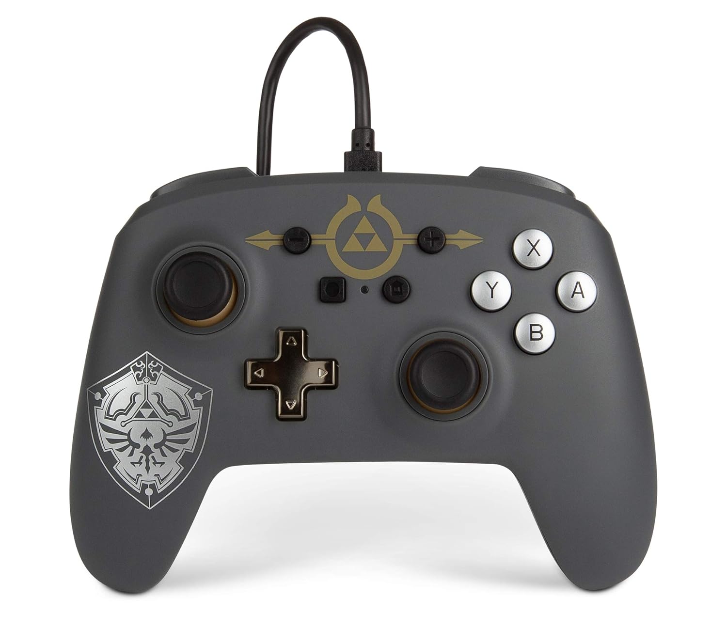 PowerA Enhanced Wired Controller for Nintendo Switch - Hylian Shield (Renewed)