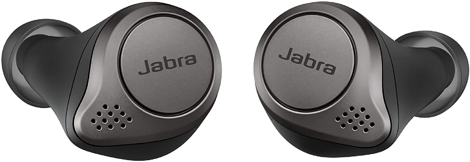 Jabra Elite 75t True Wireless Bluetooth Earbuds with Charging Case - Black (New)