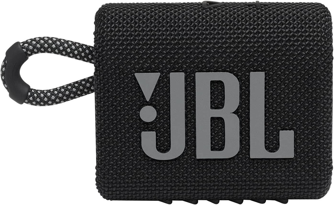JBL GO 3 Portable Waterproof Wireless Bluetooth Speaker - Black (New)