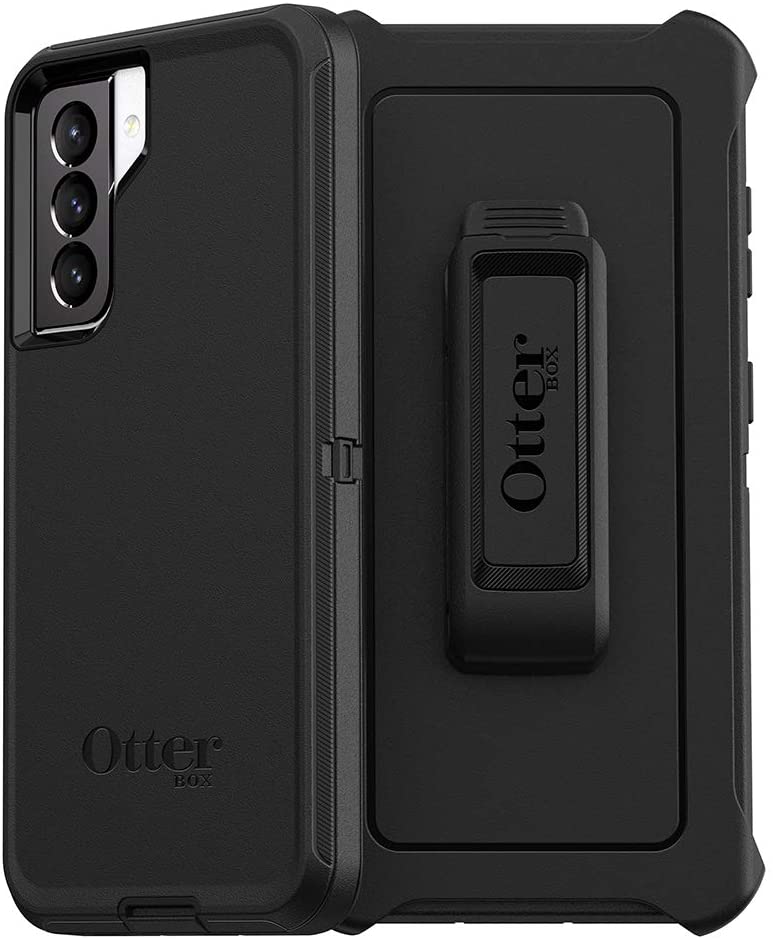 OtterBox DEFENDER SERIES Case &amp; Holster for Samsung Galaxy S21 5G - Black (New)