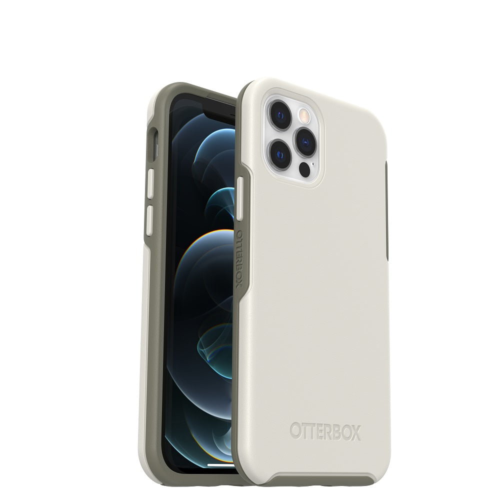 OtterBox SYMMETRY SERIES Case w/MagSafe for Apple iPhone 12/12 Pro - White (New)
