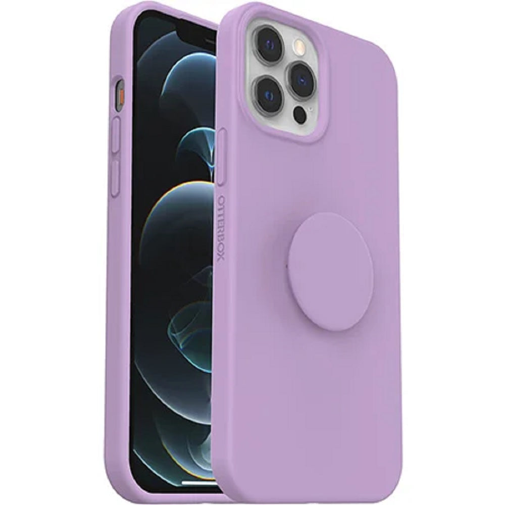 OtterBox + POP Ultra Slim Soft Touch Case for iPhone 12 Pro Max - Purple Rose (New)