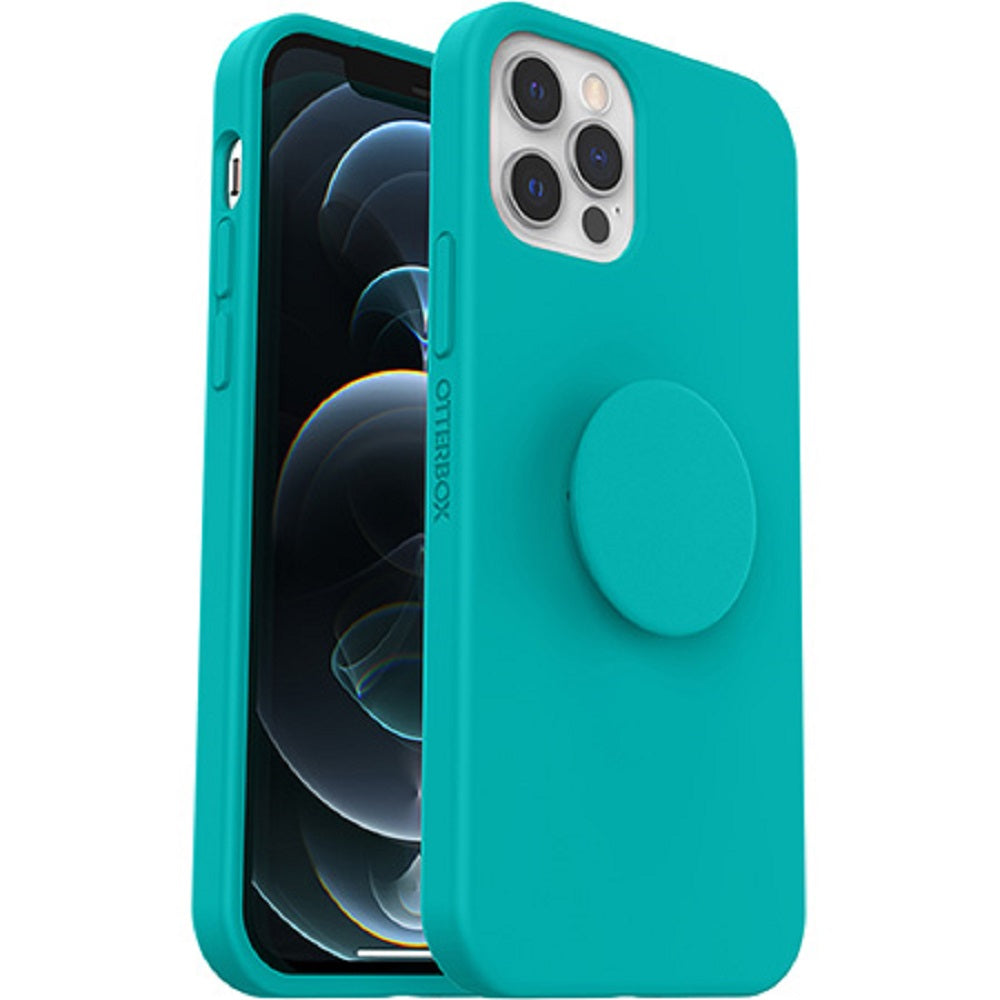 OtterBox + POP Ultra Slim Soft Touch Case for Apple iPhone 12/12 Pro - Ceramic Teal (New)