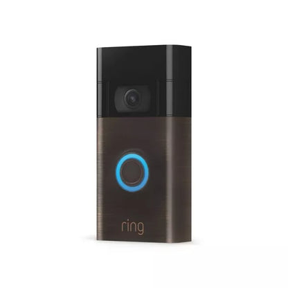 Ring Video Doorbell 2020 Release 1080p HD video - Venetian Bronze (New)