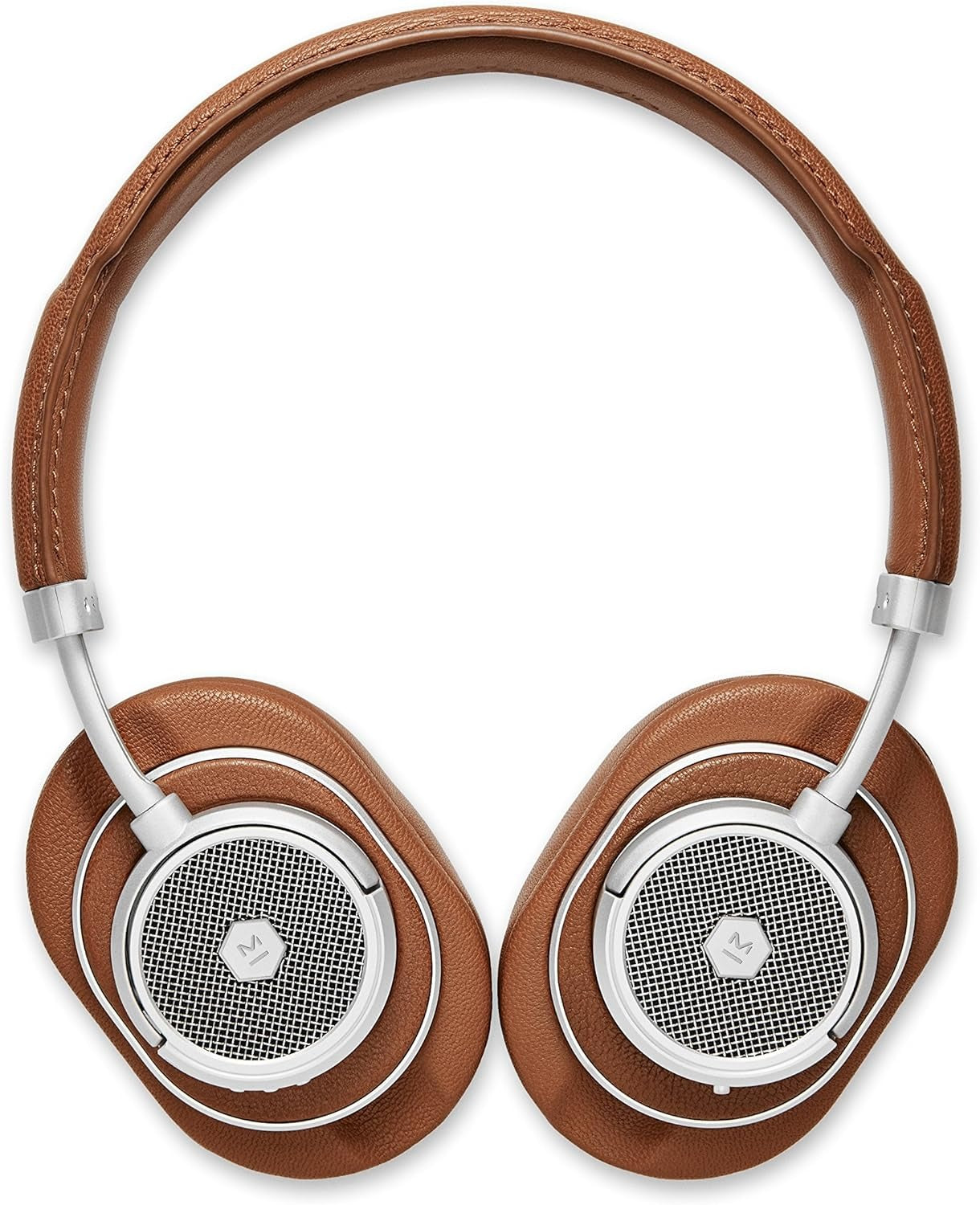 Master & Dynamic MW50+ 2-In-1 Wireless On + Over-Ear Headphones - Silver Brown (New)