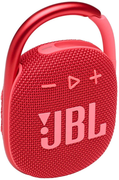 JBL CLIP 4 Waterproof Wireless Portable Bluetooth Speaker - Red (Certified Refurbished)