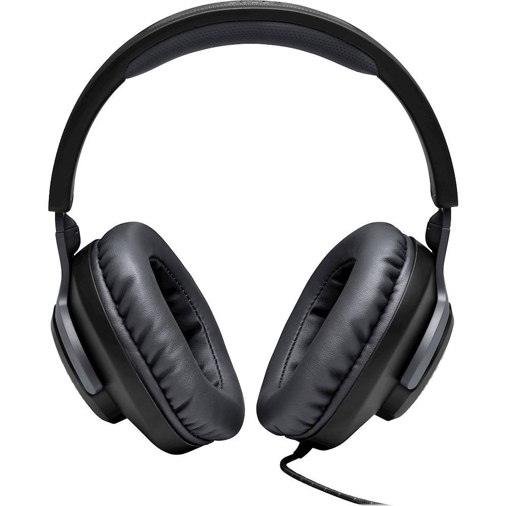 JBL Quantum 100 Wired Over-Ear Gaming Multi Platform Headphones - Black (New)
